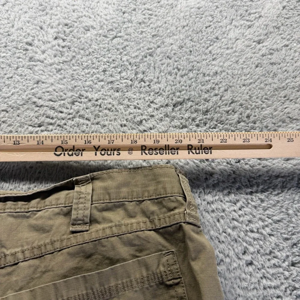 Wrangler Pant Men's 40x30 Brown Cotton‎ Cargo Ripstop Straight Workwear Utility